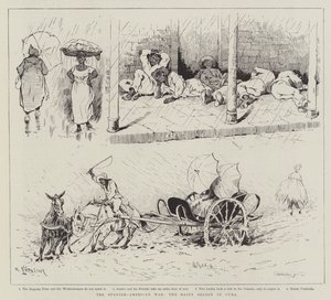 米英戦争、キューバの梅雨 作： Paul Frenzeny